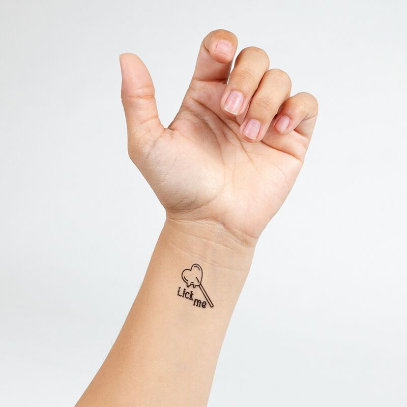 Secret Play - Ensemble De 10 Tatouages Temporaires Candy Collection